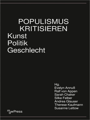 cover image of Populismus kritisieren